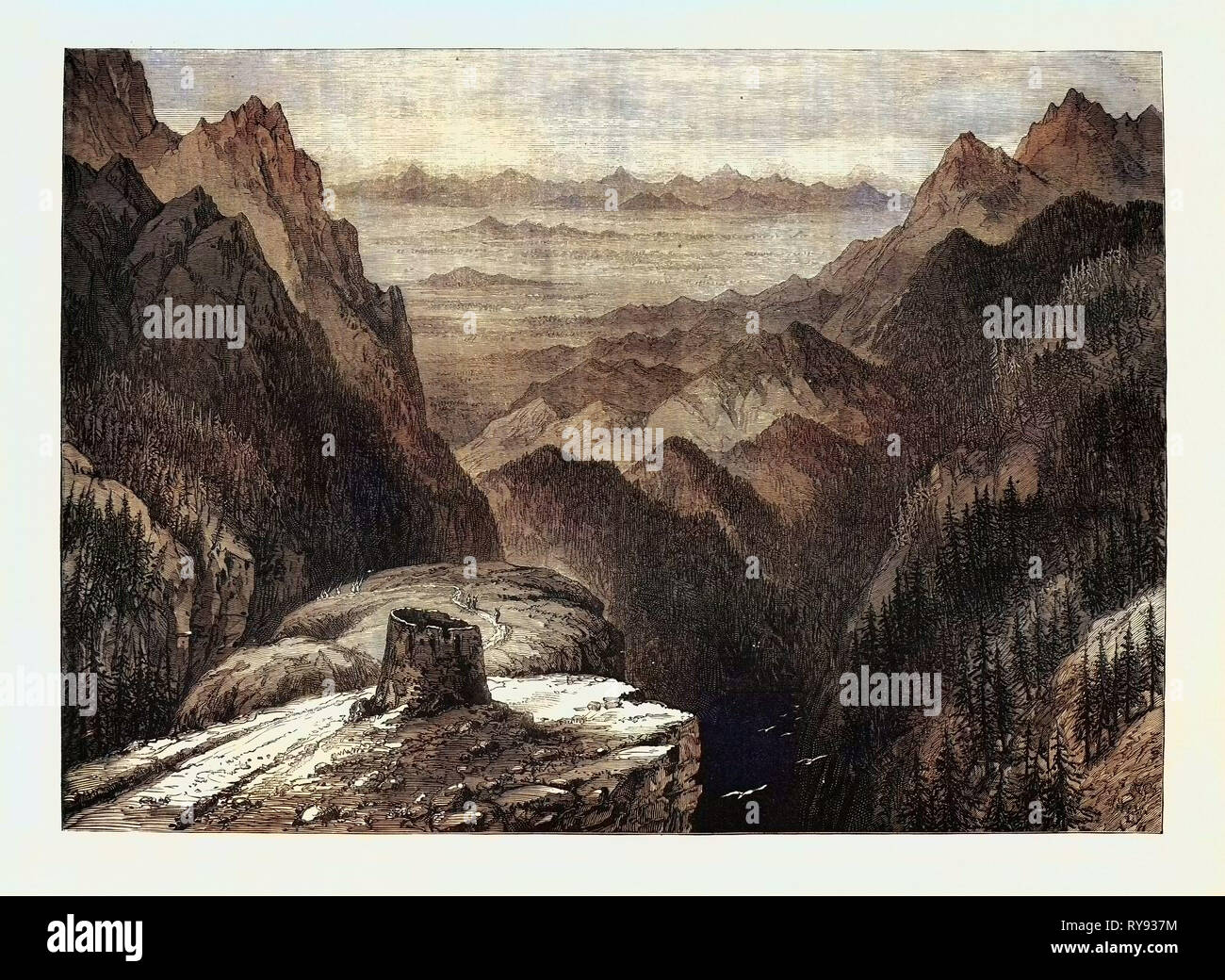 Der afghanische Krieg: Die Shaturgardan 1879 Stockfoto