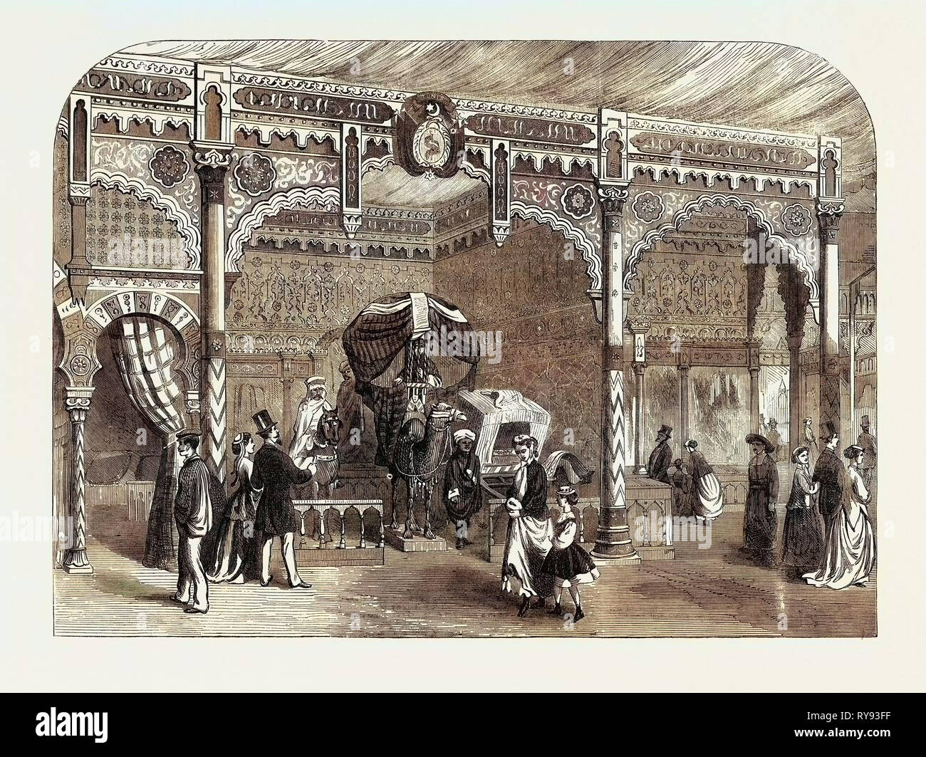 Der Pariser Internationale Ausstellung: Die tunesischen Abschnitt 1867 Stockfoto