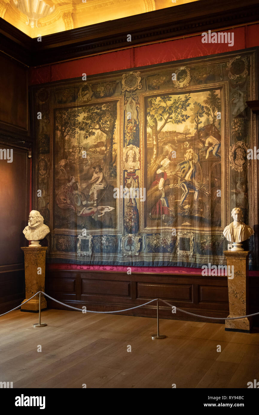 Royal Palace Interior Rooms Stockfotos Royal Palace