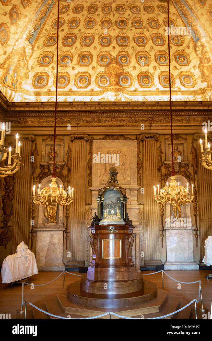 Royal Palace Interior Rooms Stockfotos Royal Palace