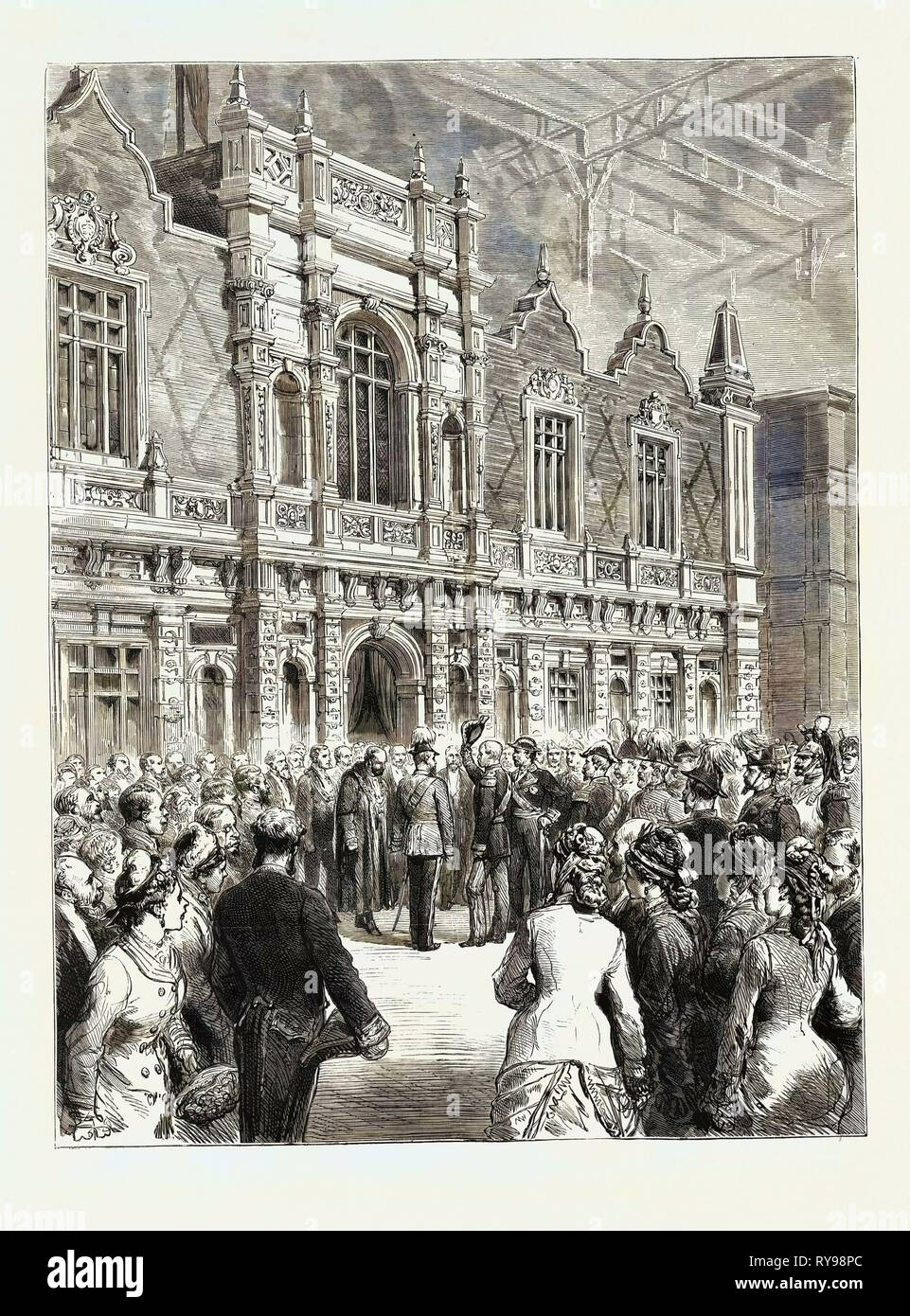 Eröffnung der Messe Paris - Präsentation der Britischen Kommission Marschall Maahon, Frankreich Stockfoto