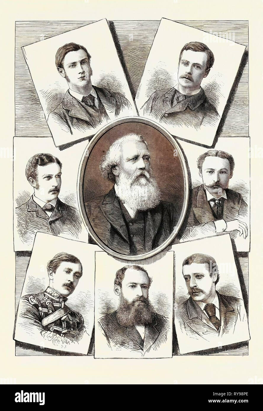 Rt. Hon, Austen Henry Layard (Botschafter Stockfoto