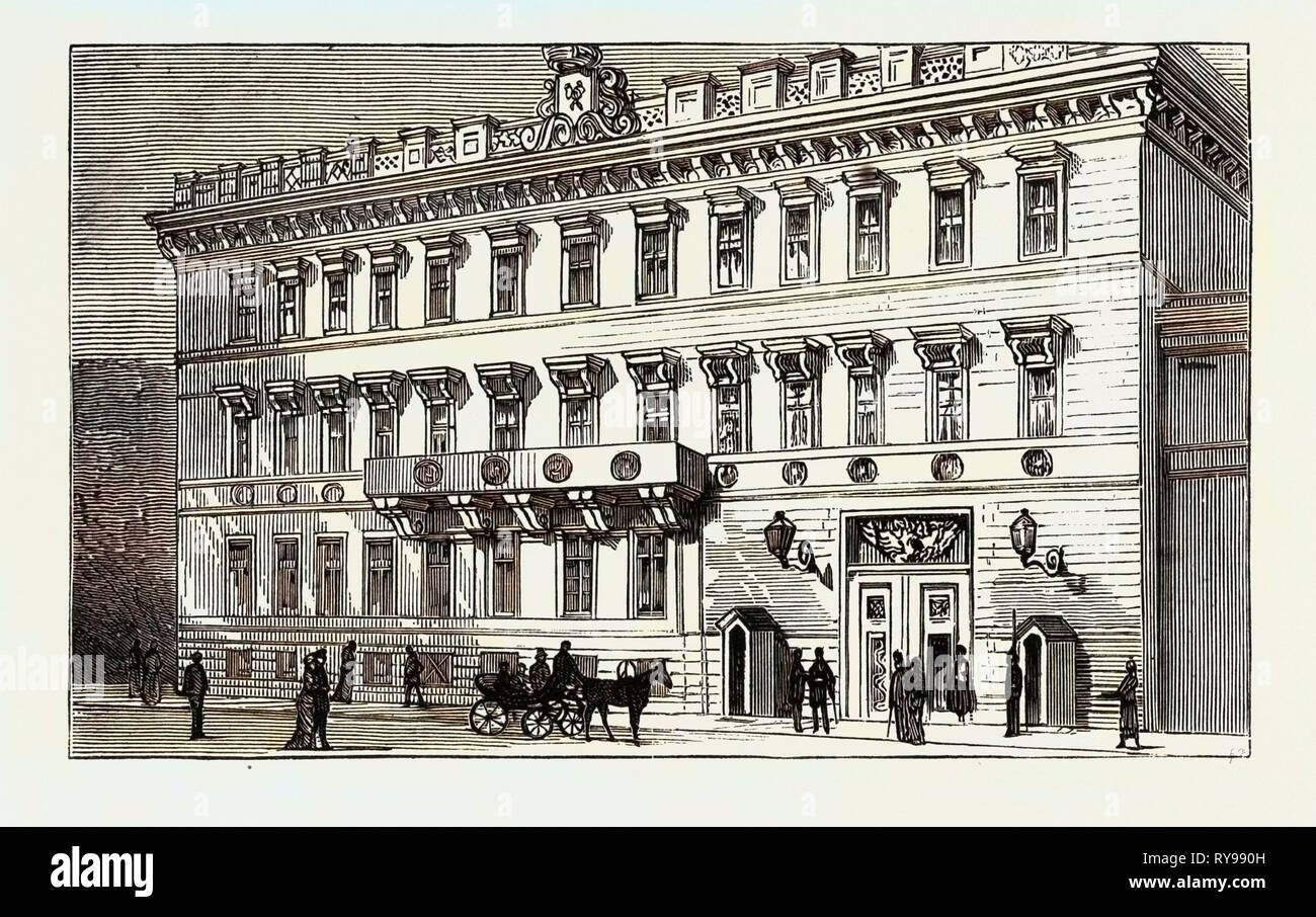 Der Berliner Kongress, der Russischen Botschaft Stockfoto