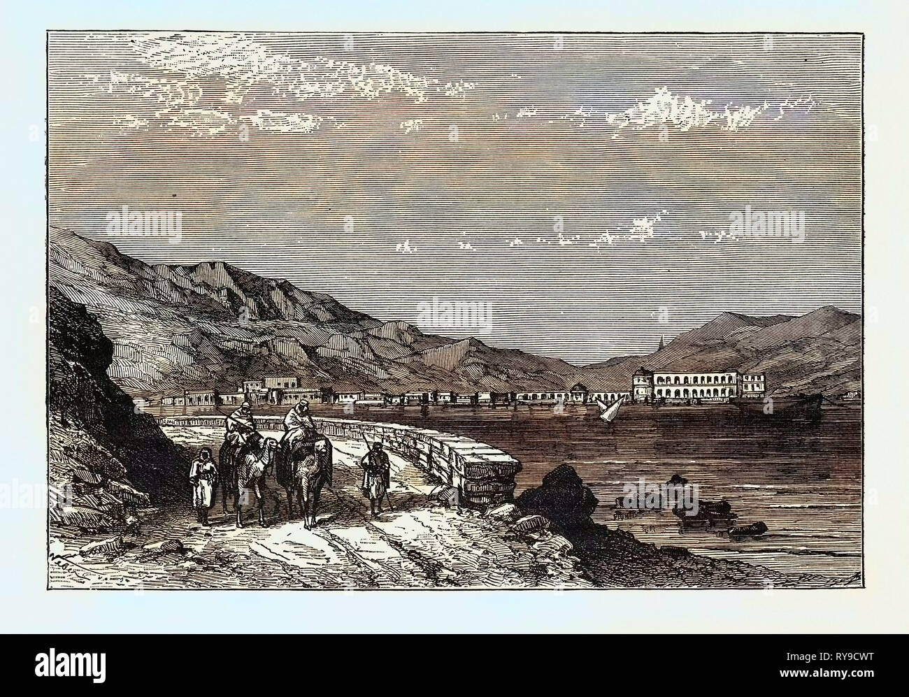 Ansicht Von Aden Hafenstadt In Jemen Stockfotografie Alamy