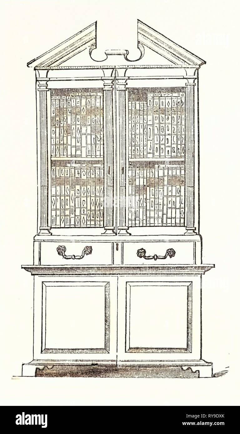 Bücherregal G.F. Händel. Georg Friedrich Händel, 1685 1759 war ein German-Born britischen Barockkomponisten, berühmt für seine Opern, Oratorien, Nationalhymnen und Orgelkonzerte Stockfoto