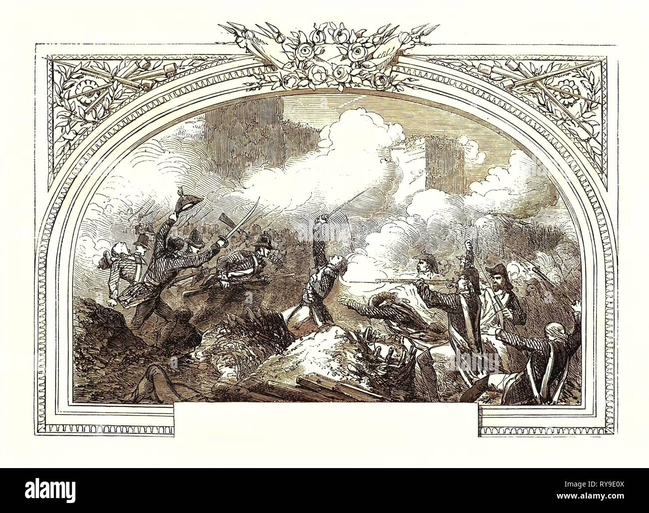 Sidney Smith, tapfere Verteidigung von St. Jean d'Acre, Mai 9th, 1799 Stockfoto