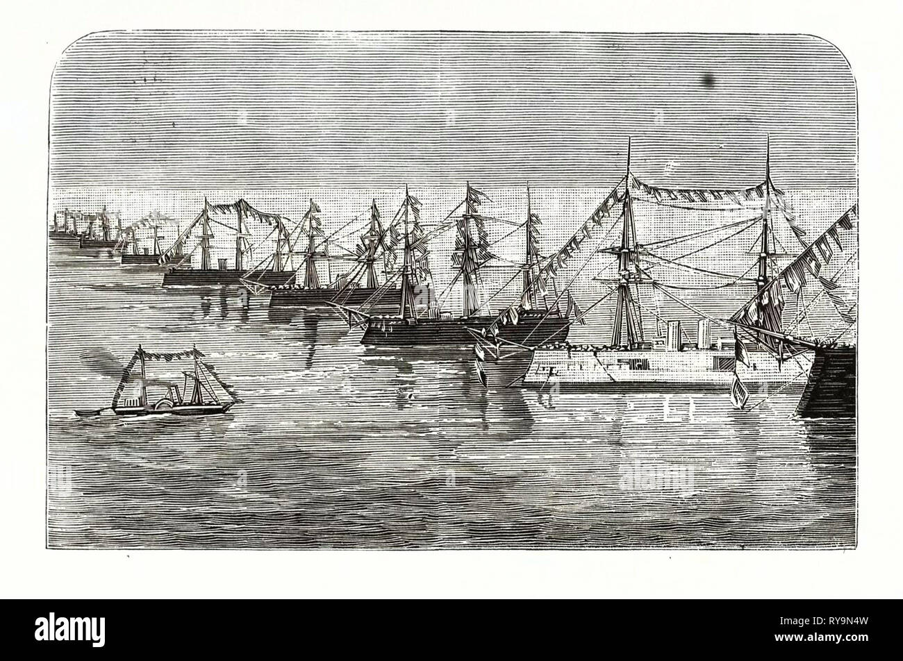 Der Adria: DER PRINZ VON MONTENEGRO BESUCH DER ALLIIERTEN FLOTTE Stockfoto