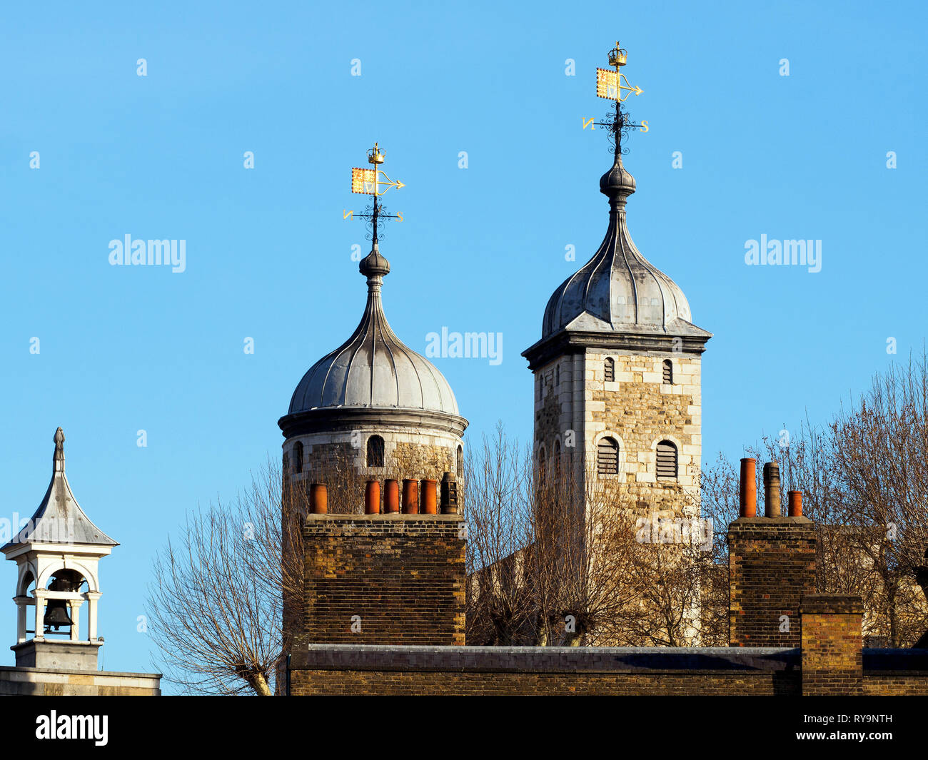 Detail der Tower von London - England Stockfoto