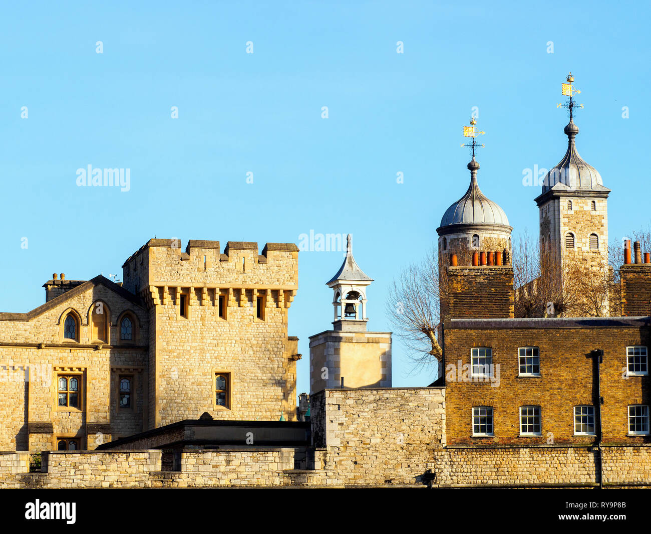 Detail der Tower von London - England Stockfoto