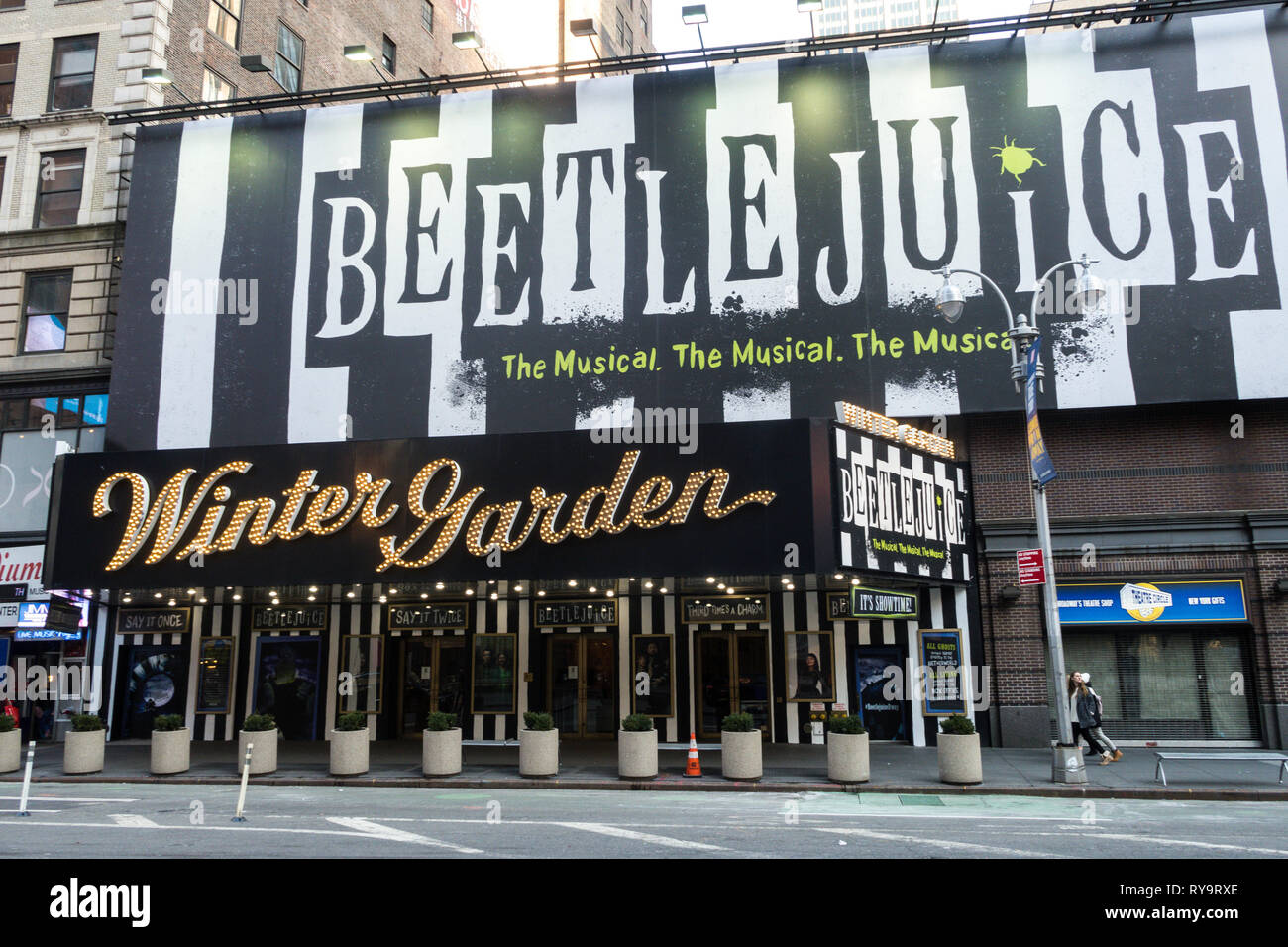 Winter Garden Theater Nyc Stockfotos Winter Garden Theater Nyc