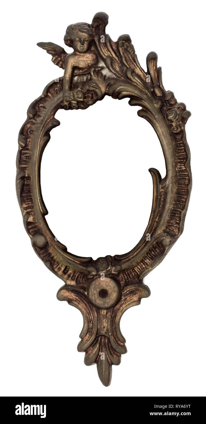 Bronze barocken Rahmen Stockfoto