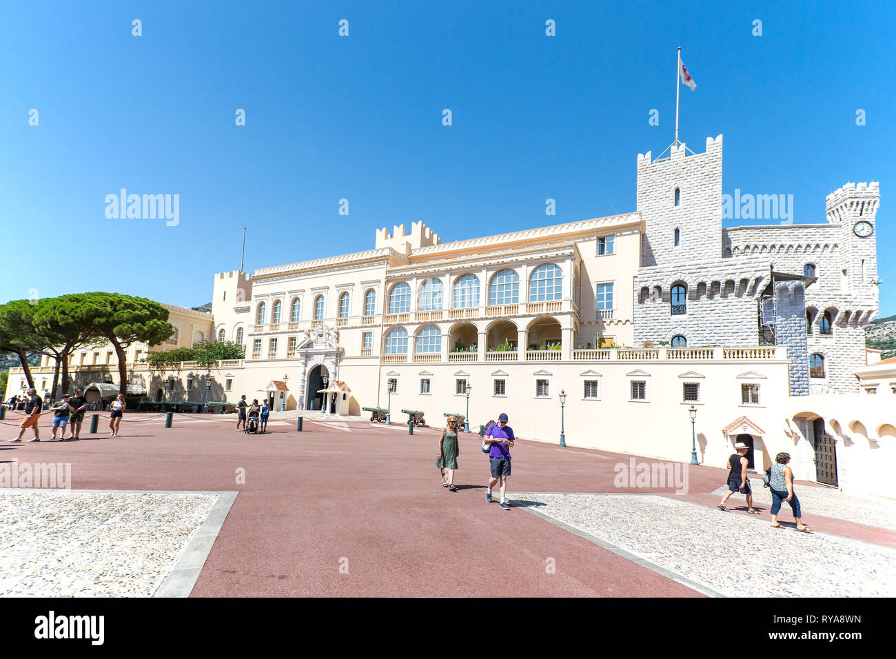 Fuerstenpalast in Monte Carlo, Monaco, 29.08.2018 Bildnachweis: Mario Hommes/HH-Fotografie Stockfoto