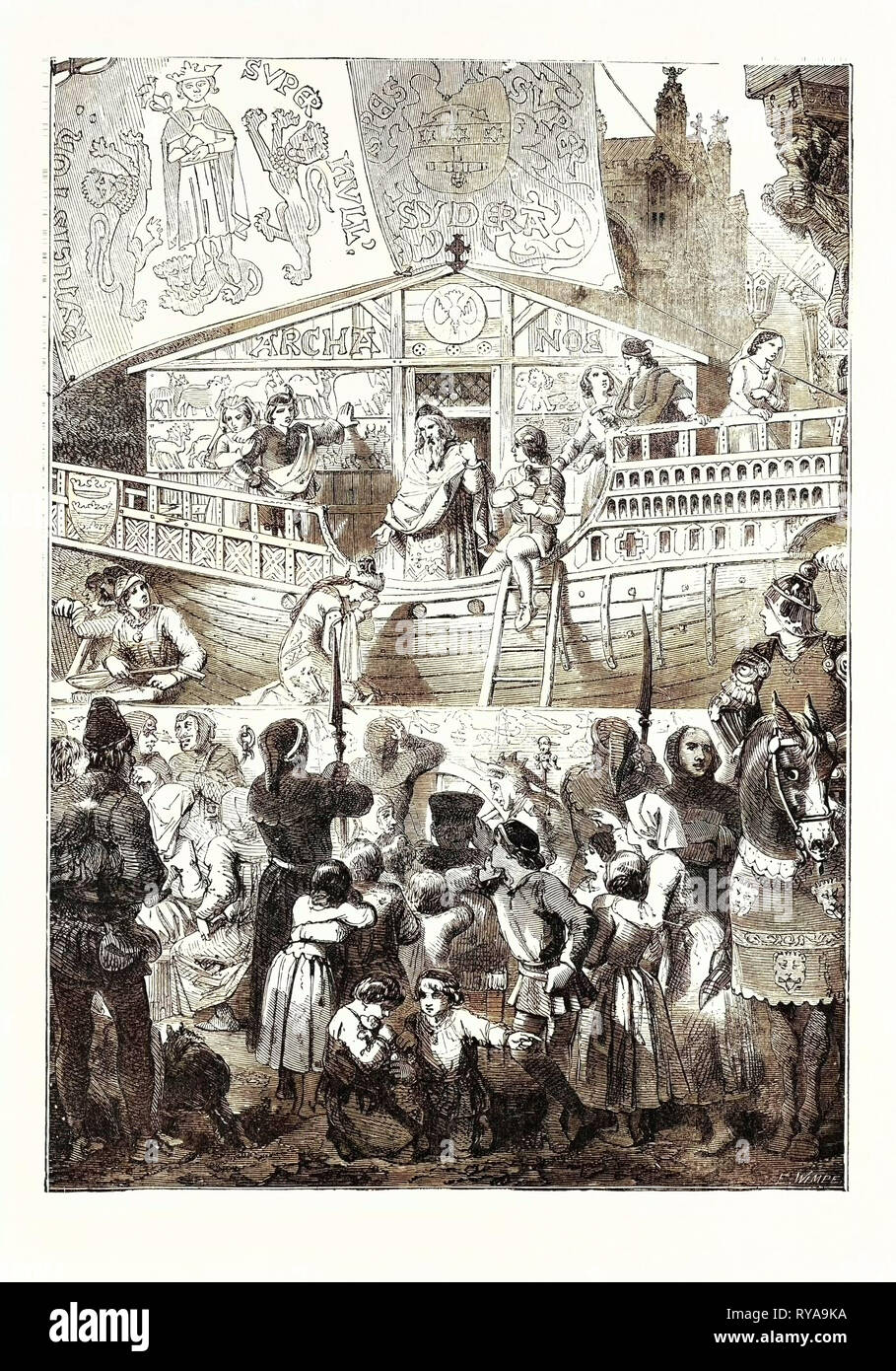 Ein Wunder spielen Geschichte der Sintflut Stockfoto