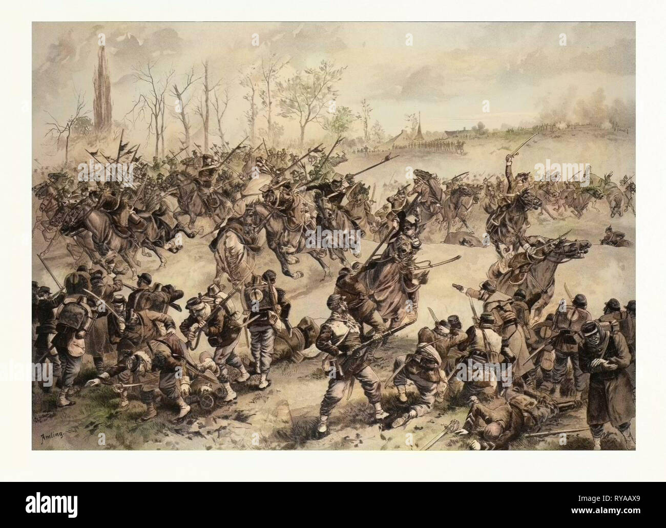 Deutsch Französischer Krieg 1870/71 Ergebnis Französisch preussischer krieg 1870 1871 -Fotos und -Bildmaterial in