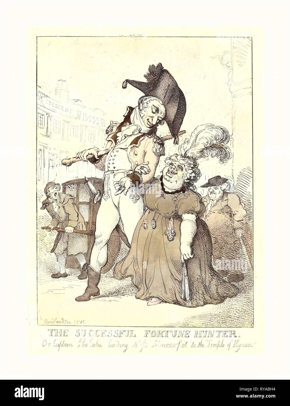 Die erfolgreiche Schatzsucher, 1812, Radierung, Hand-Colored Geschenk der Addie Burr Clark Stockfoto Die erfolgreiche Schatzsucher, 1812, Radierung, Hand-Colored Geschenk der Addie Burr Clark Stockfoto