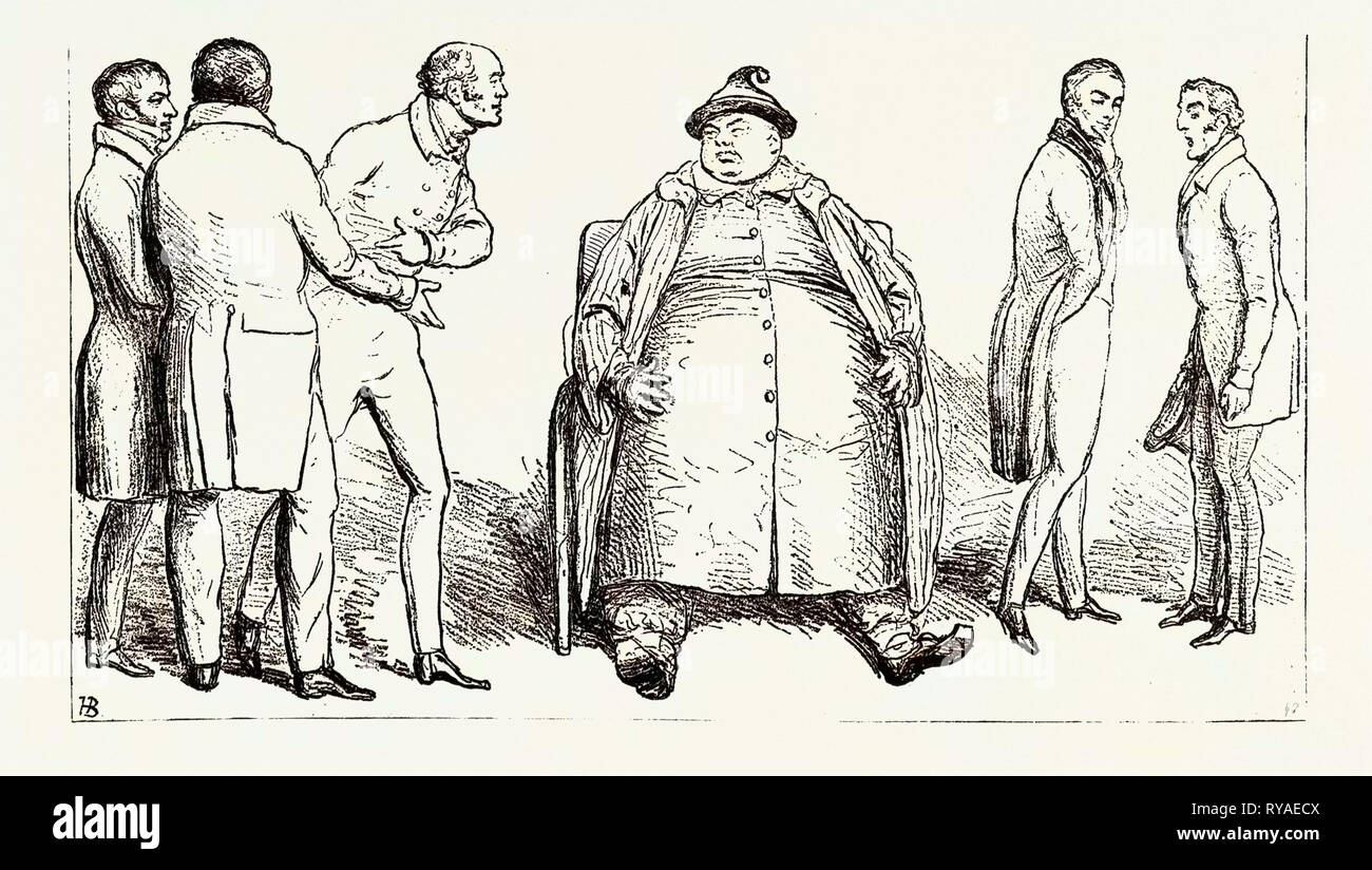 J. Doyle: Hoo Loo Choo, Alias John Bull, zwischen der Ärzte, 2. Mai 1831 Stockfoto