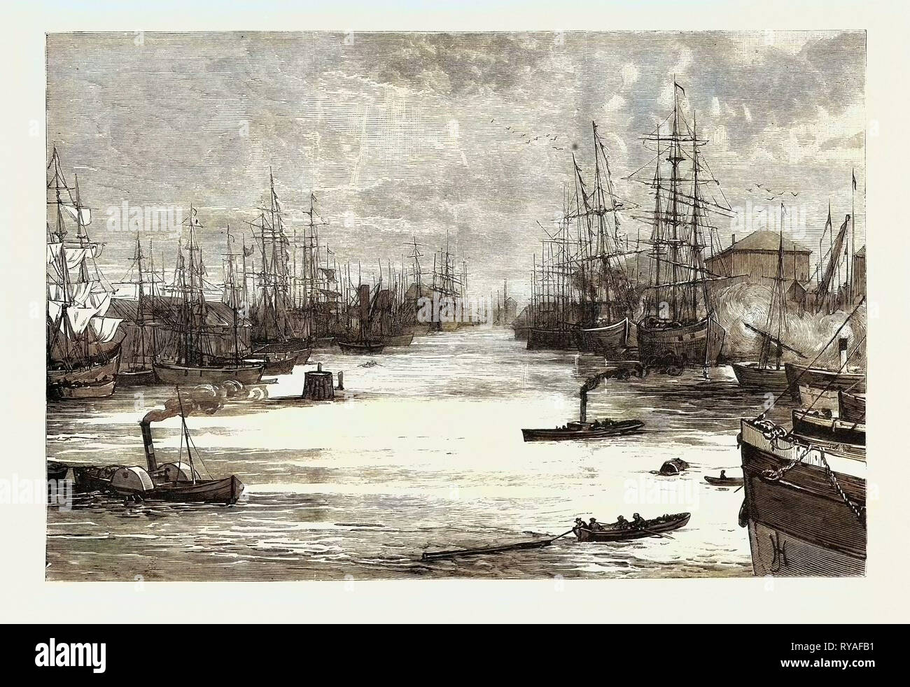 Rumpf: Albert Dock Stockfoto