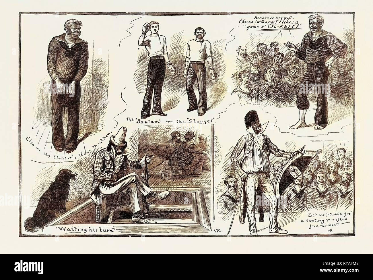 Eine "Freie und Einfache' an Bord 1234567 Schulschiff "boscawen Stockfoto