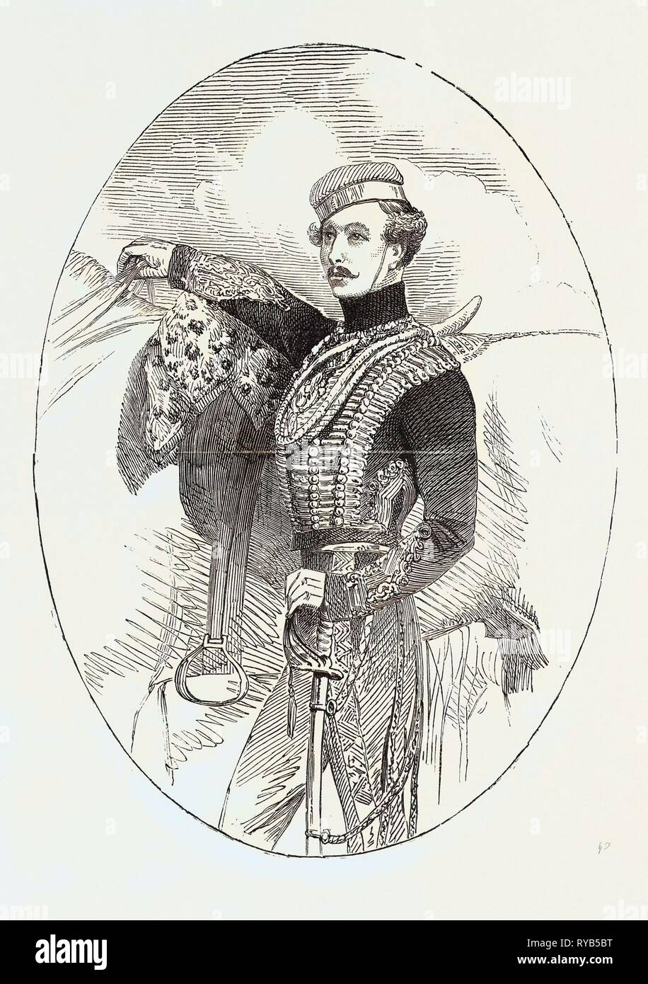 Der Krimkrieg: Ende der Kapitän Edward Lewis Nolan 15 Husaren 1854 Stockfoto