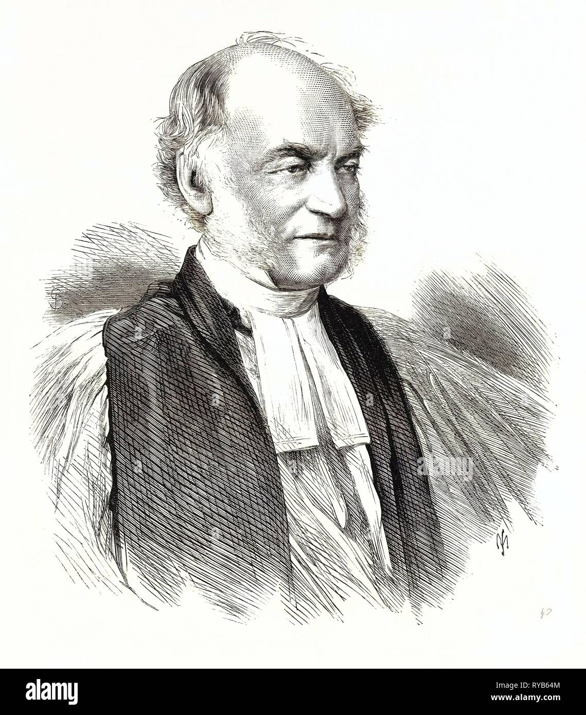 Die richtigen Pfr. Dr. Moberly, Bischof von Salisbury, 1869 Stockfoto