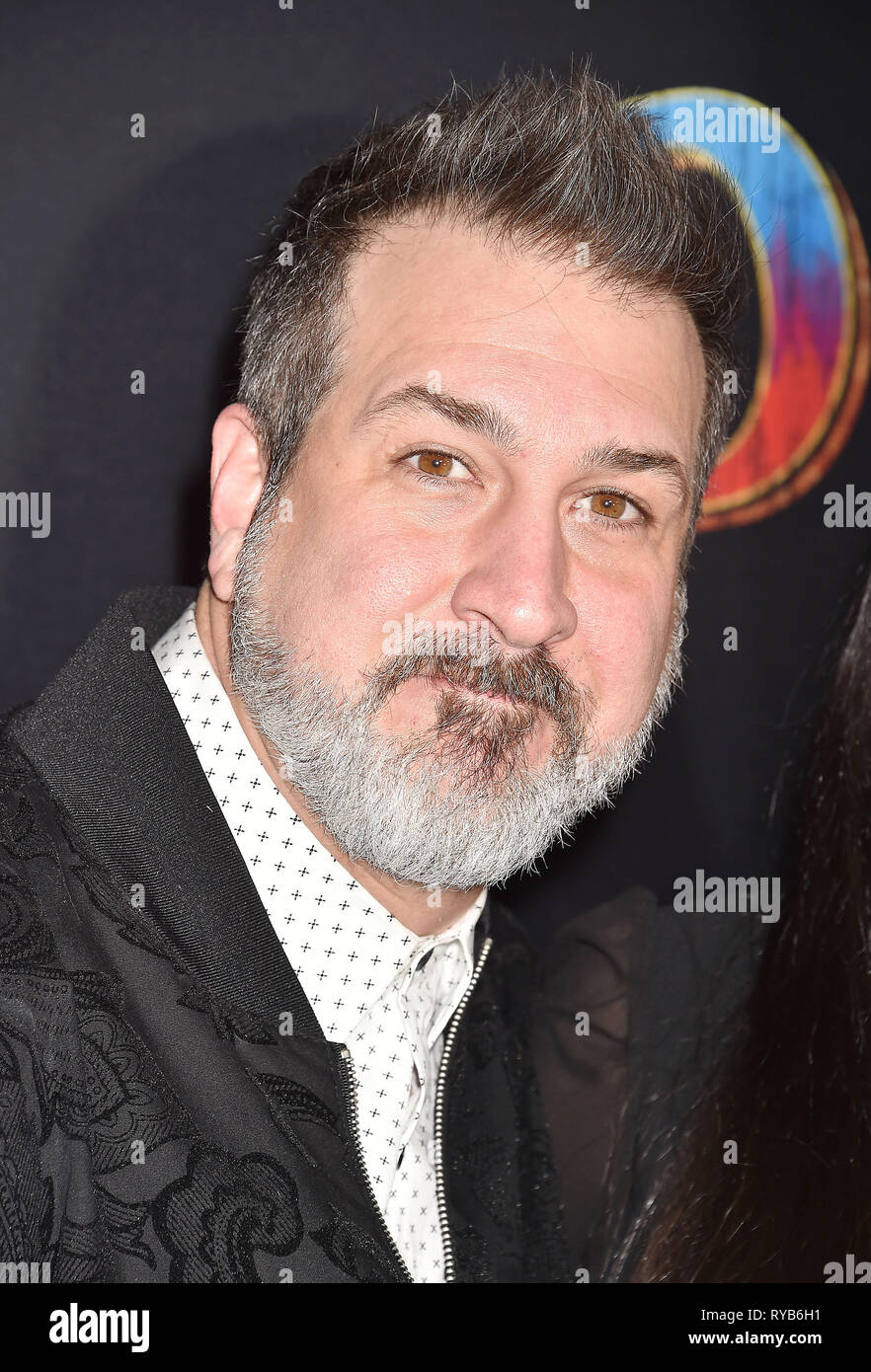 HOLLYWOOD, CA - 11. März: Joey Fatone besucht die Premiere von Disney's 'Dumbo' bei El Capitan Theatre am 11. März 2019 in Los Angeles, Kalifornien. Stockfoto