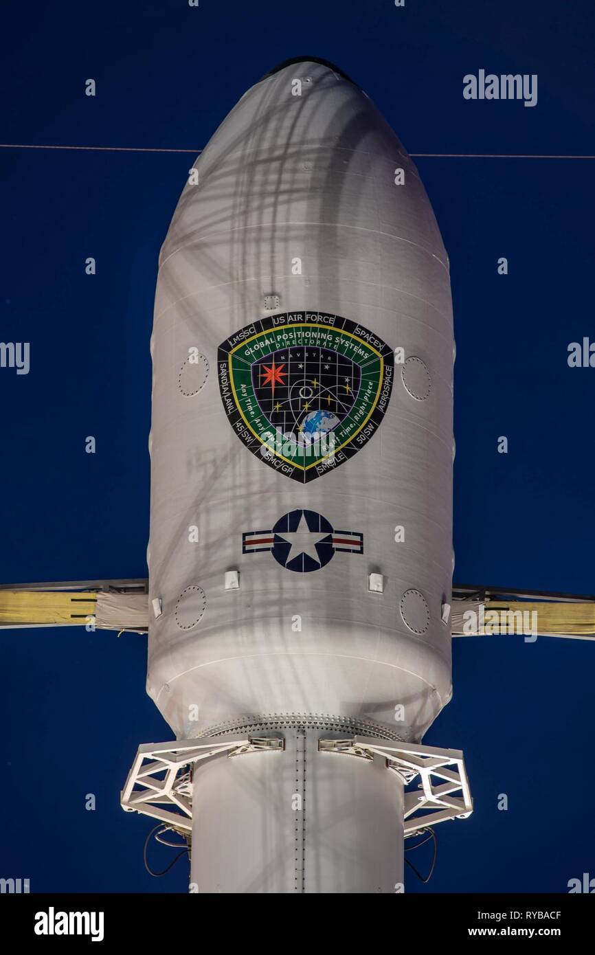 Spacex GPS III SV 01 Mission Stockfoto