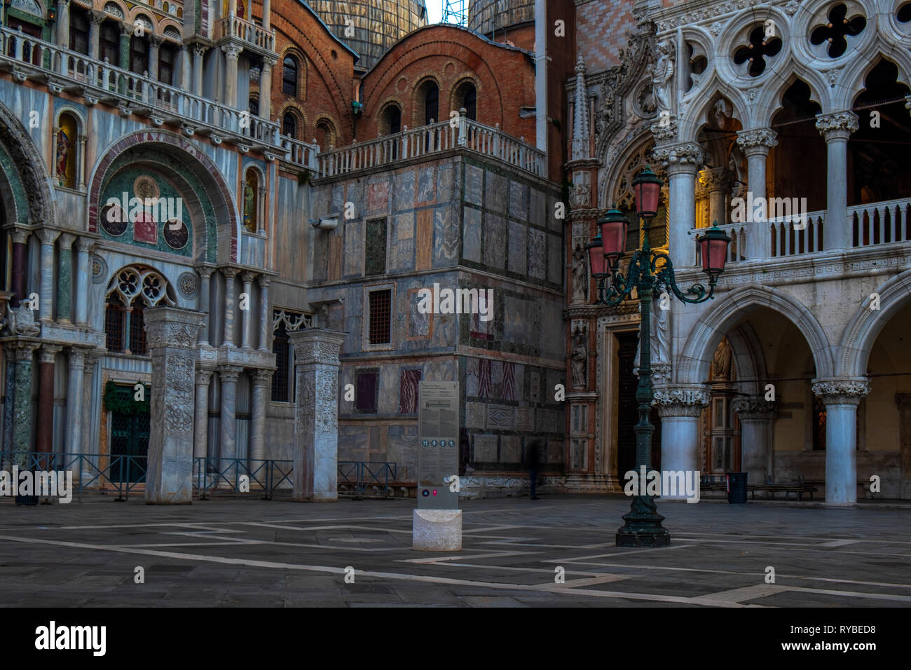 Magic Venedig. Markusquaderung. Venetien, Italien. Stockfoto