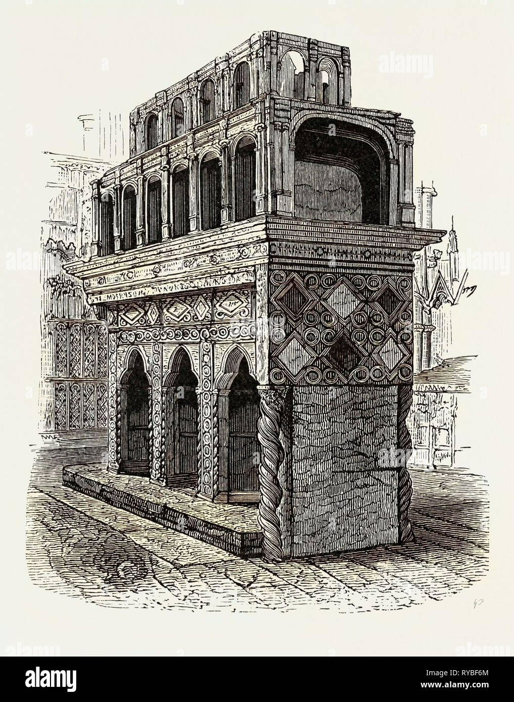 Heiligtum von Edward dem Bekenner in Westminster Stockfoto