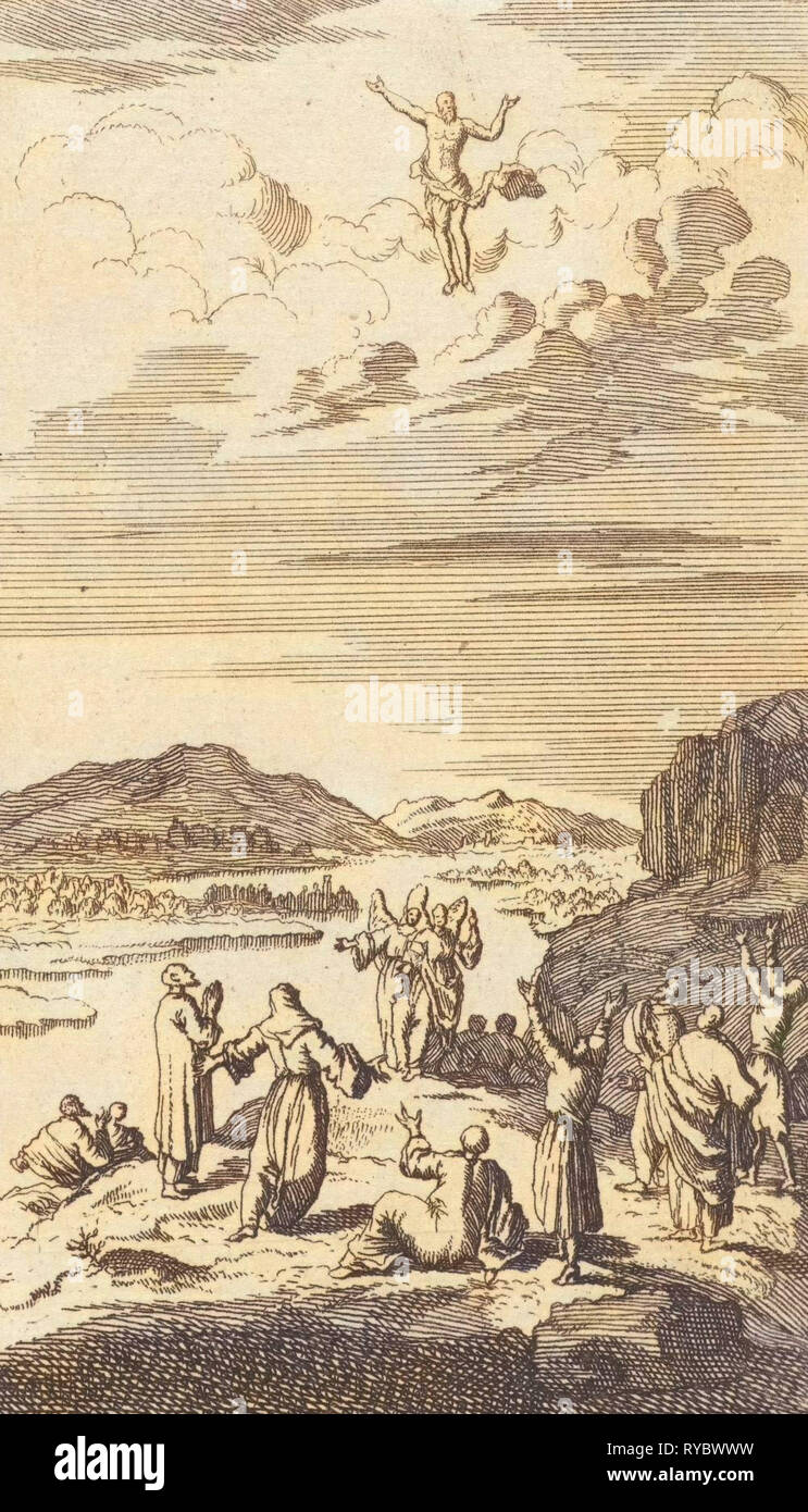 Himmelfahrt Christi, anonym, 1720 Stockfoto