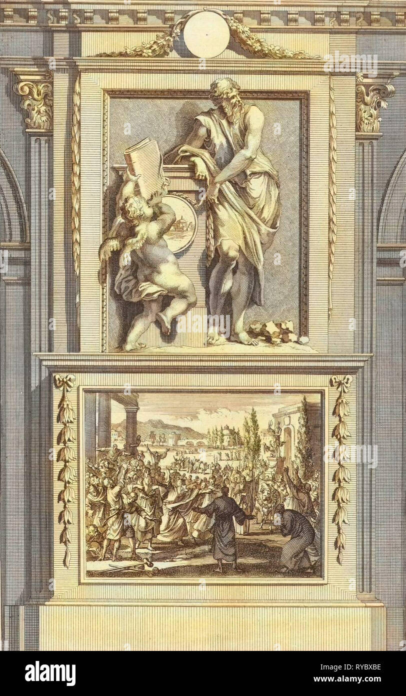 Apostel Barnabas, Jan Luyken, Zacharias Chatelain (II), Jan Goeree, 1698 Stockfoto