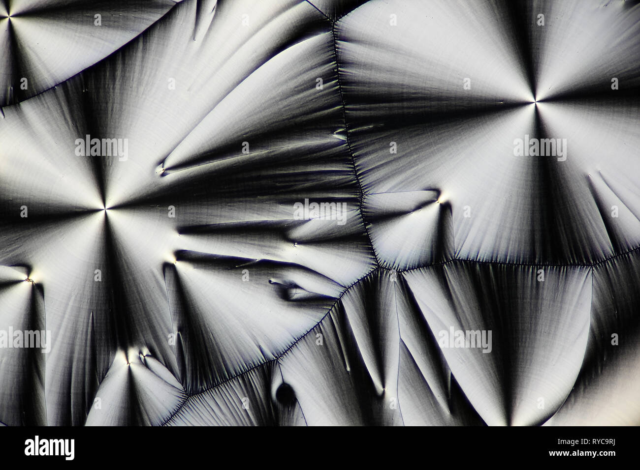 Chemie und Kunst Dies ist Ascorbinsäure, bekannt als Vitamin C, in kristallisierter Form fotografiert bekannt Stockfoto