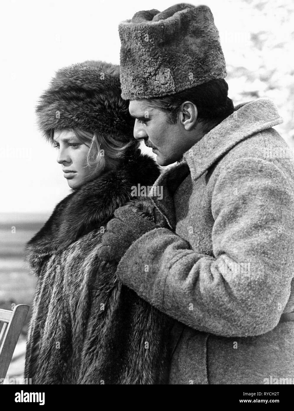 JULIE CHRISTIE, Omar Sharif, Doktor Schiwago, 1965 Stockfoto
