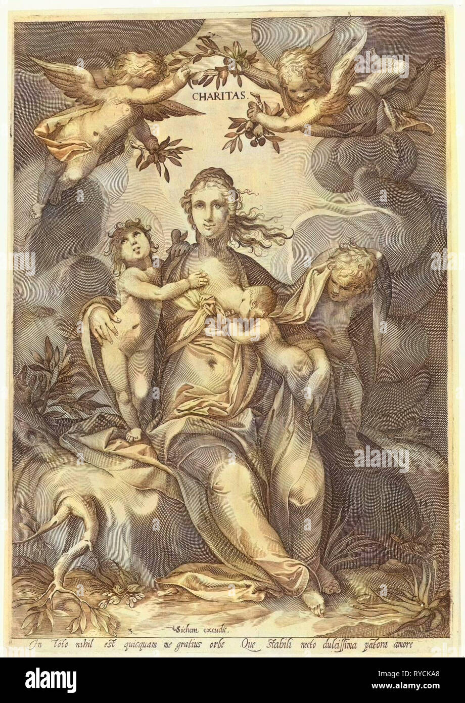 Liebe, Jan Saenredam, anonym, Hendrick Goltzius, 1601-1651 Stockfoto