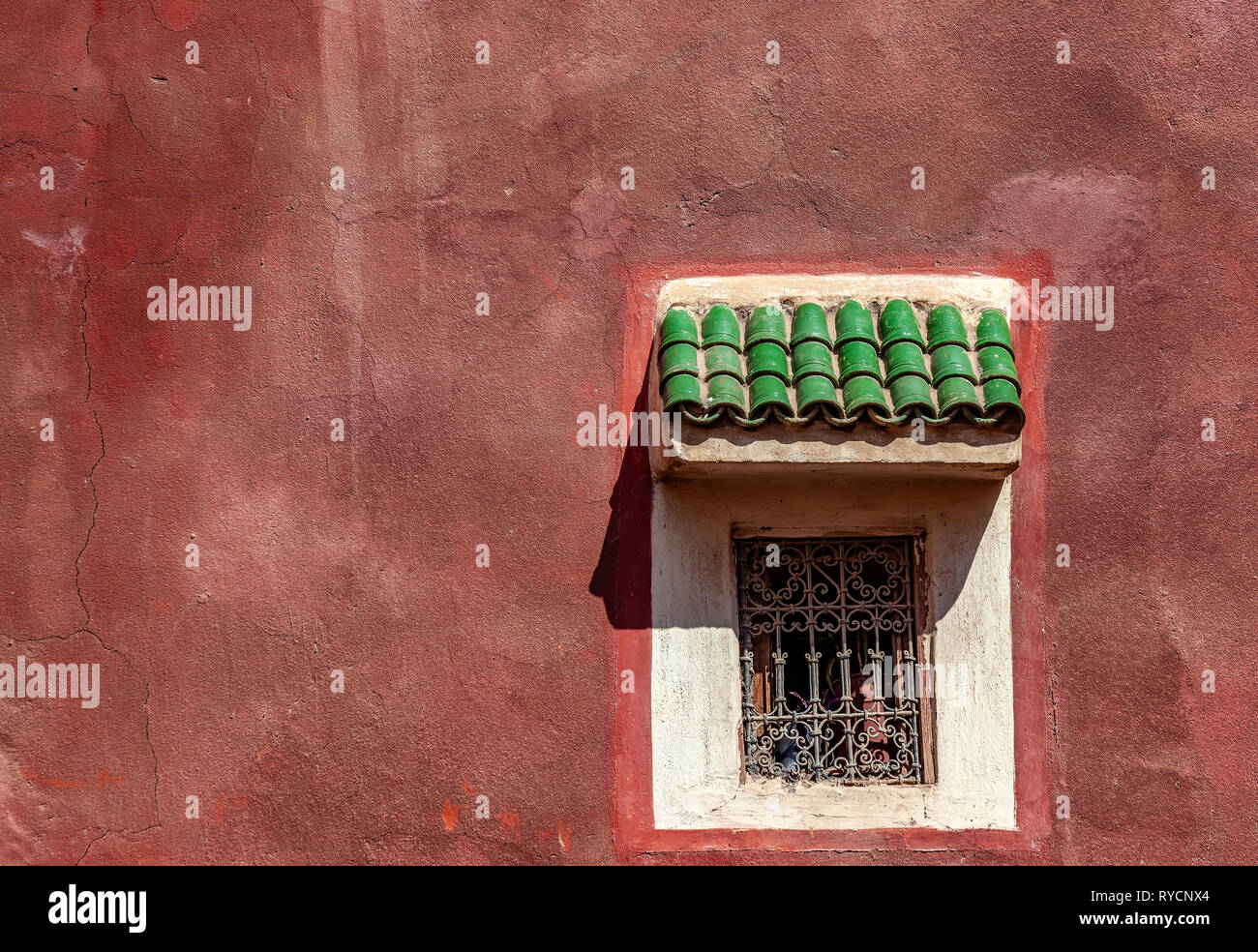 Fenster zur Welt Stockfoto