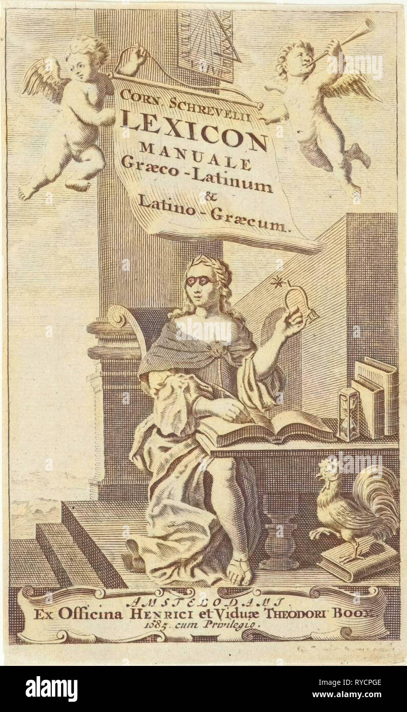 Allegorie der Rede, Anonymous, Hendrick und Dirk Boom, unbekannt, 1685 Stockfoto