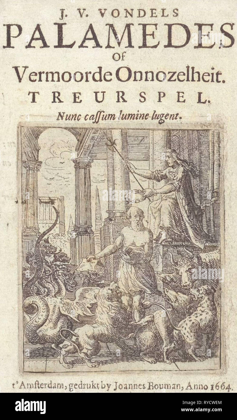 Mutige Albernheit gekrönt von Themis, Claes Moeyaert, Anonymous, Joannes Bouman, 1612-1655 Stockfoto