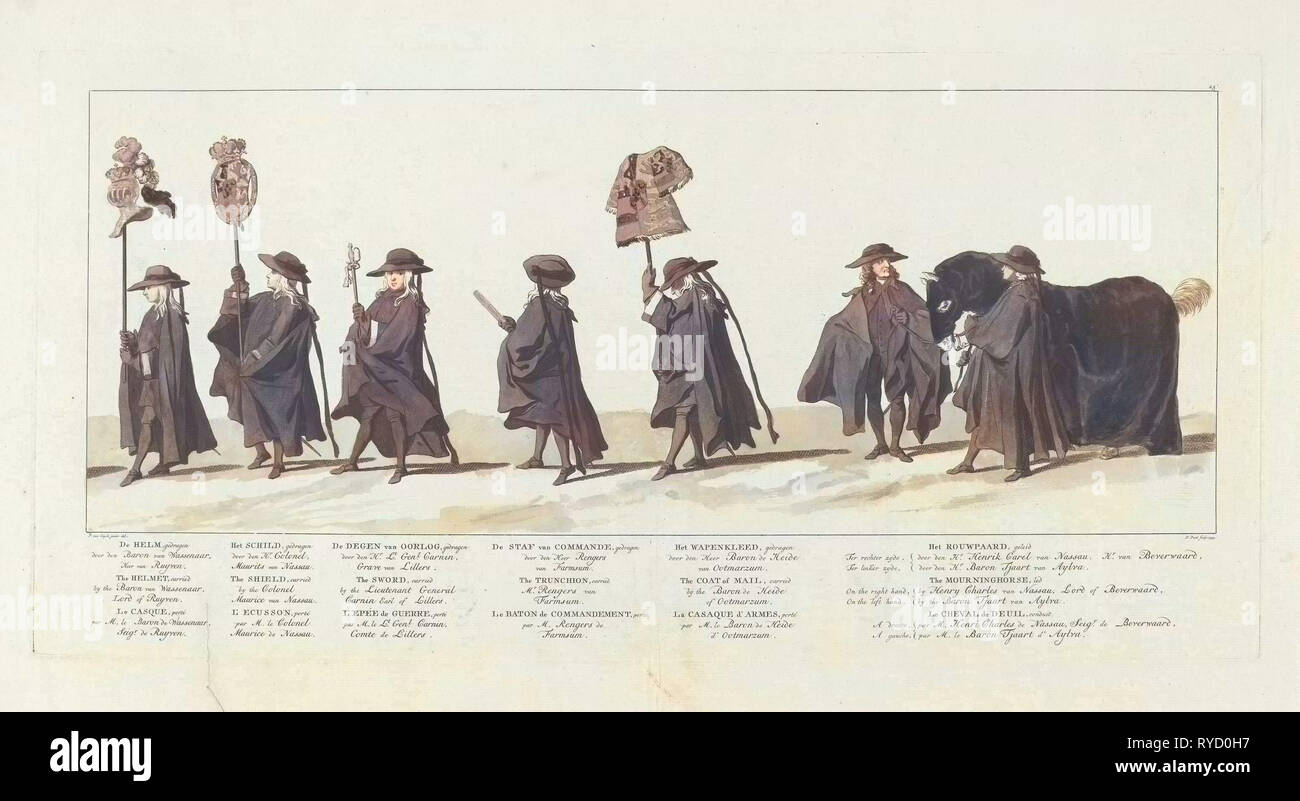 Bahnhof von William IV., 1752, Platte 23, Jan Punt, 1753 Stockfoto