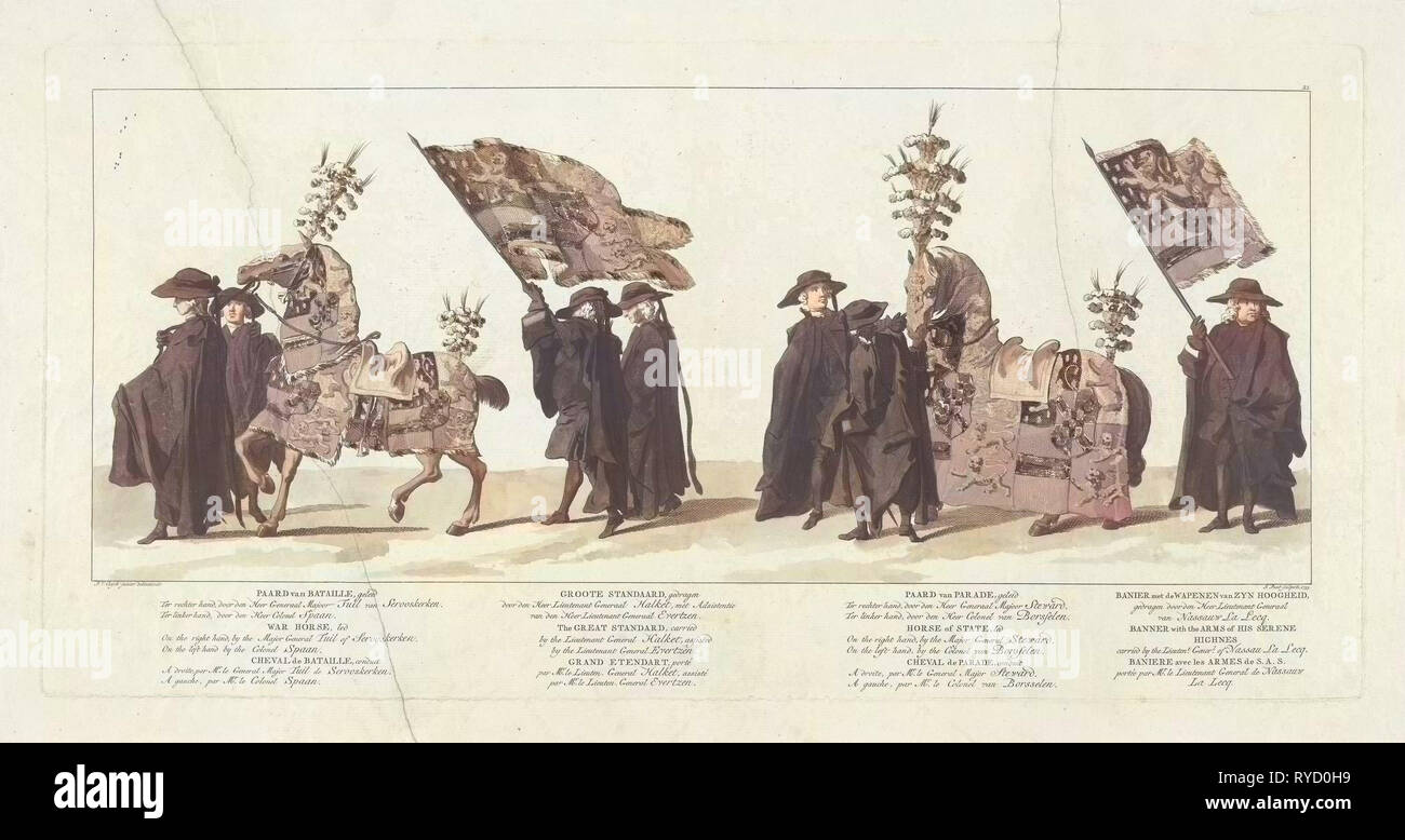 Bahnhof von William IV., 1752, Platte 21 Jan Punt, 1753 Stockfoto