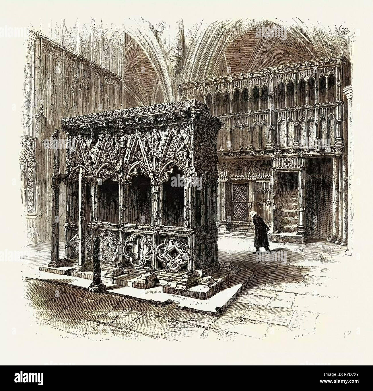 St. Alban' S Schrein, Großbritannien, Großbritannien, England, Europa, Großbritannien, Großbritannien, europäischen Stockfoto