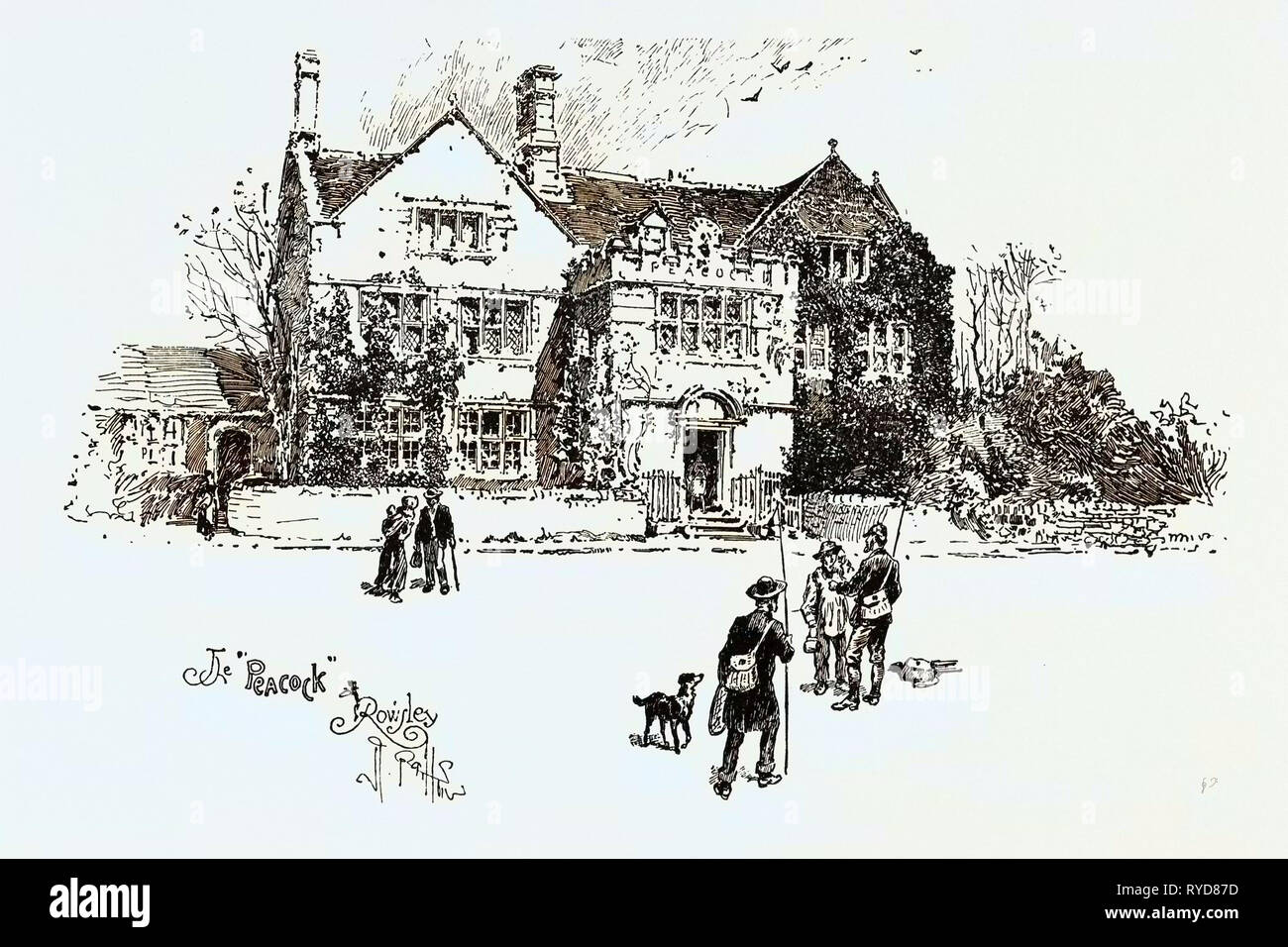 Chatsworth House ist ein stattliches Haus in North Derbyshire, England, 3,5 km nordöstlich von Bakewell und westlich von Chesterfield. Es ist der Sitz des Herzogs von Devonshire, und hat nach Hause zu seiner Familie, die Cavendish Familie, da Bess von Hardwick im Chatsworth in 1549. Stehend auf dem Ostufer des Flusses Derwent, Chatsworth schaut über den niedrigen Hügeln, die die Derwent und Wye Täler verteilen. Das Haus, in der weitläufigen Parklandschaft und unterstützt durch die bewaldeten, felsigen Hügeln, Heideland, enthält eine einzigartige Sammlung von wertvollen Gemälden, Möbeln, alten Meister Zeichnungen, neoklassischen Stockfoto