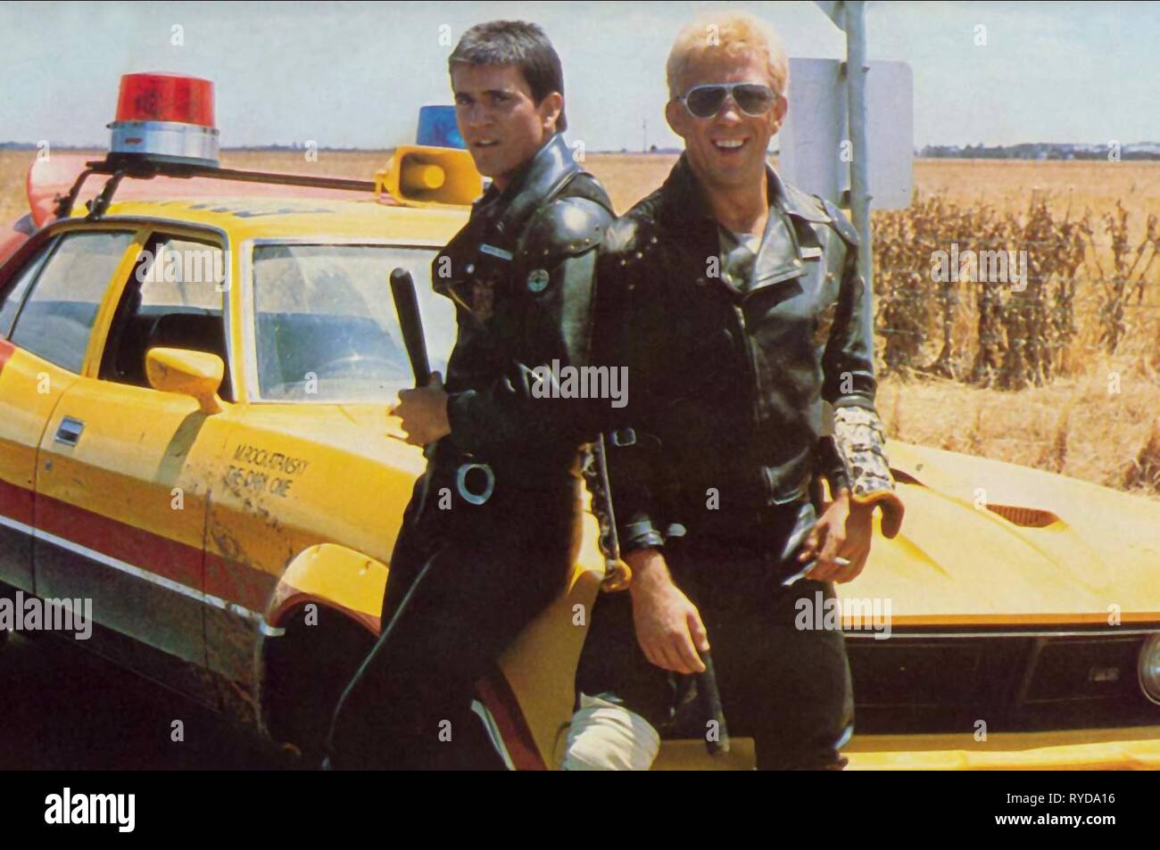 MEL GIBSON, STEVE BISLEY, MAD MAX, 1979 Stockfoto