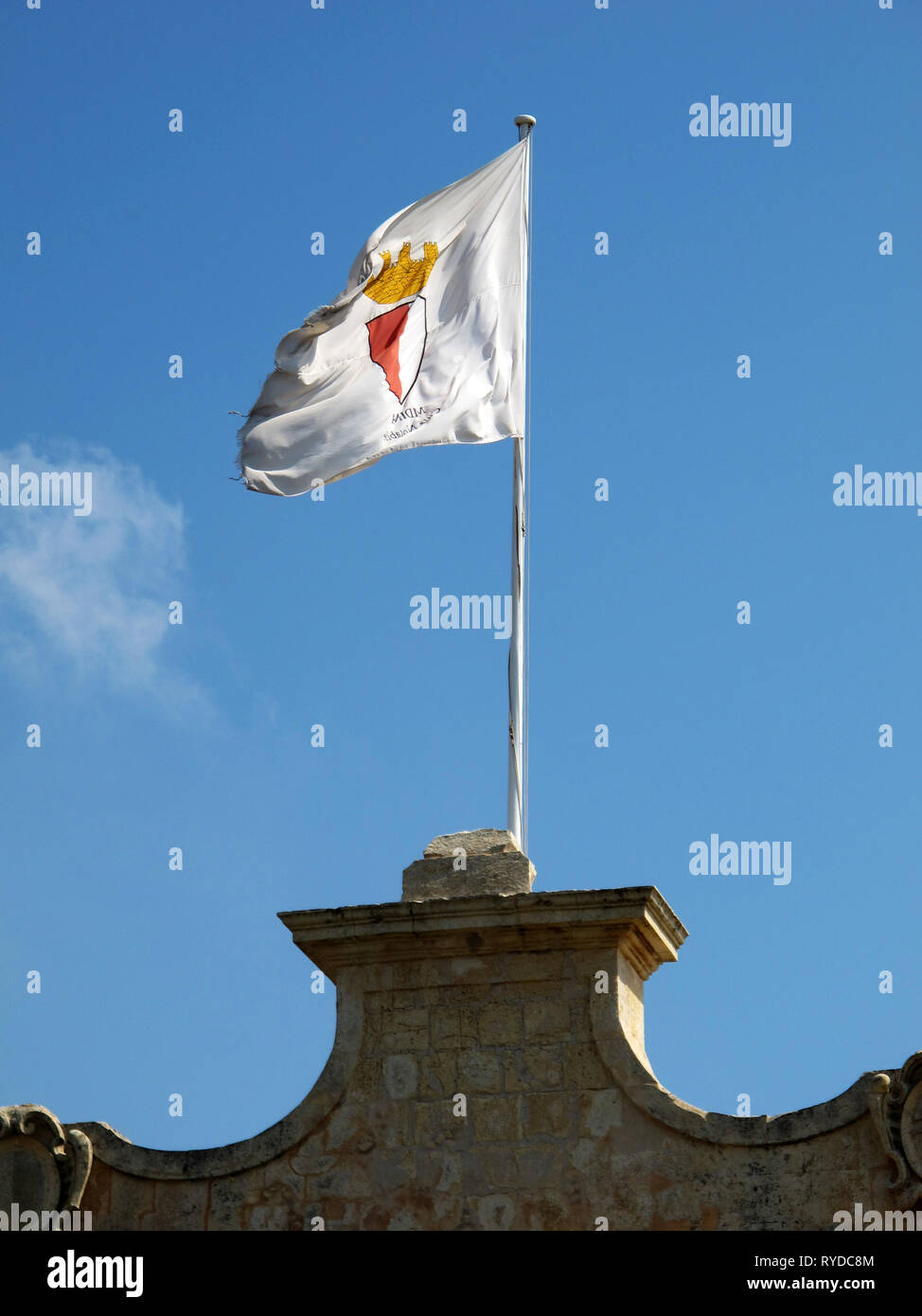 Mdina, Stadt Tor der Festung, der Republik Malta, Mittelmeer, Europa Stockfoto