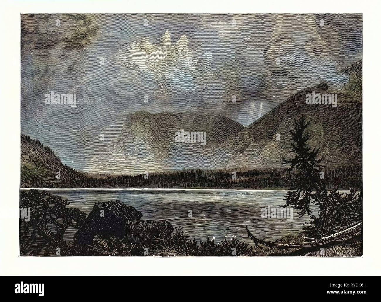 Ansicht des Moore'schen See, Utah, Vereinigte Staaten von Amerika Stockfoto