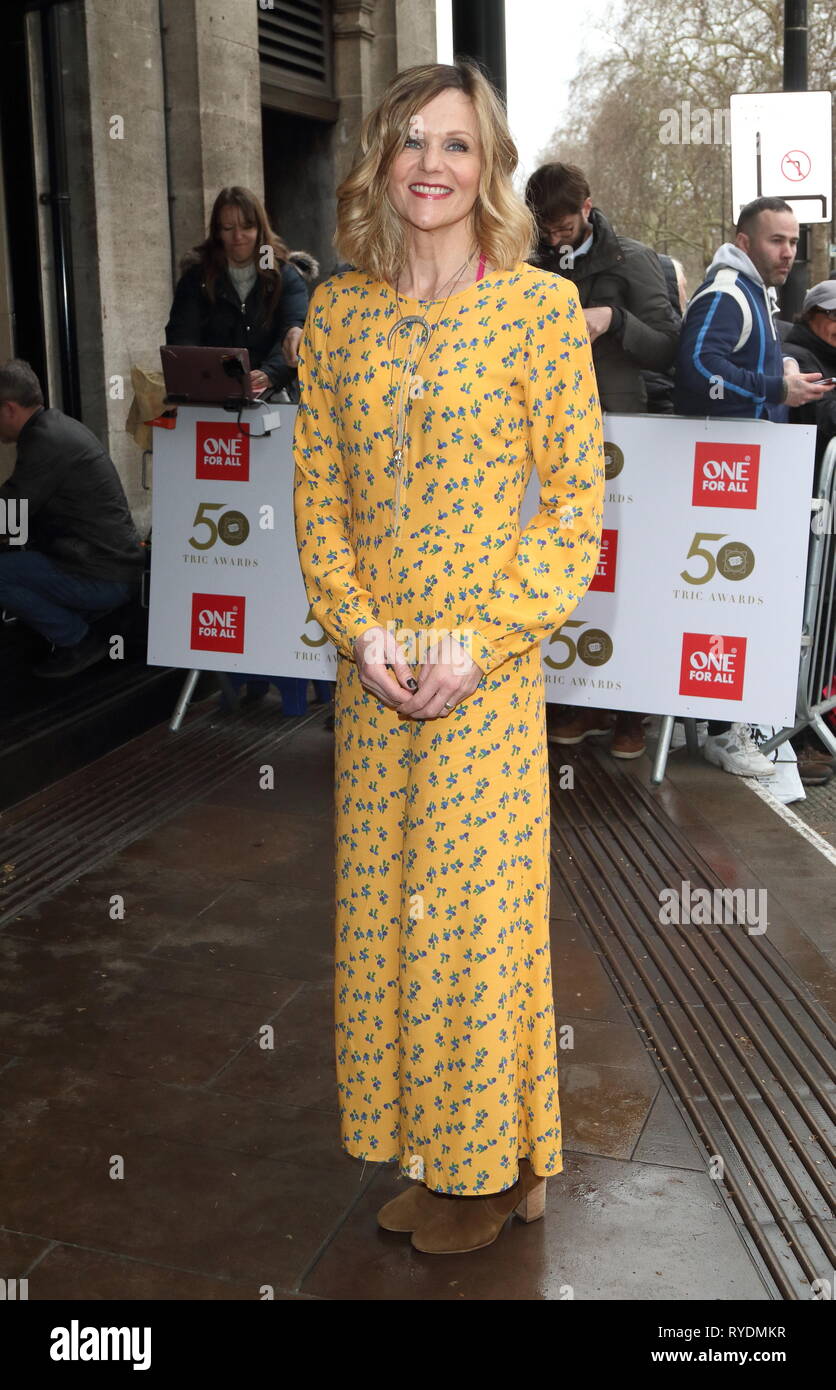 Linda Barker an der TRIC Awards (Fernsehen und Radio Industries Club Awards) am Grosvenor House, Park Lane Stockfoto