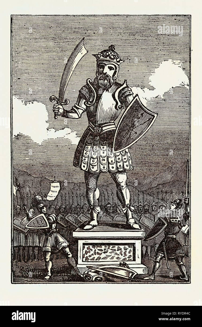 Odin oder Wodan, Name eines Gottes der Germanischen Heidentum Stockfoto
