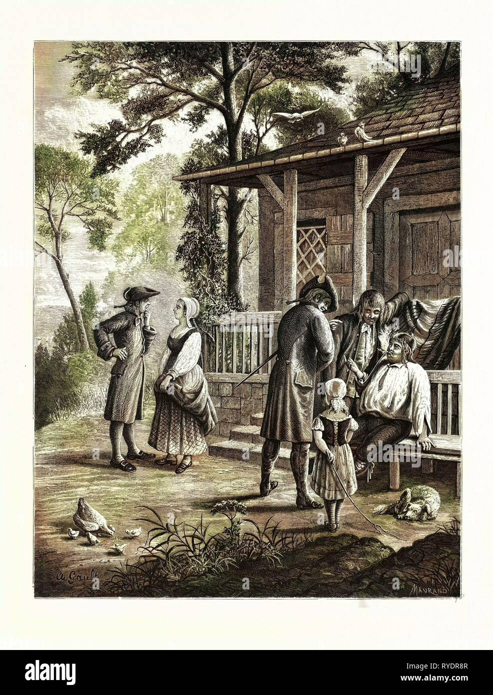 Knickerbocker Tage. Knickerbocker, auch buchstabiertes Knikcurbakker, Kniccurbakker, Kniccurbacker, ist der Familienname stammt aus den frühen Siedler von New Holland, wurde von Washington Irving im Jahre 1809, als er seine satirischen eine Geschichte von New York unter dem Pseudonym 'Diedrich Knickerbocker" veröffentlicht. Es war auch ein Begriff für Manhattans Aristokratie" in den frühen Tagen'. USA Stockfoto