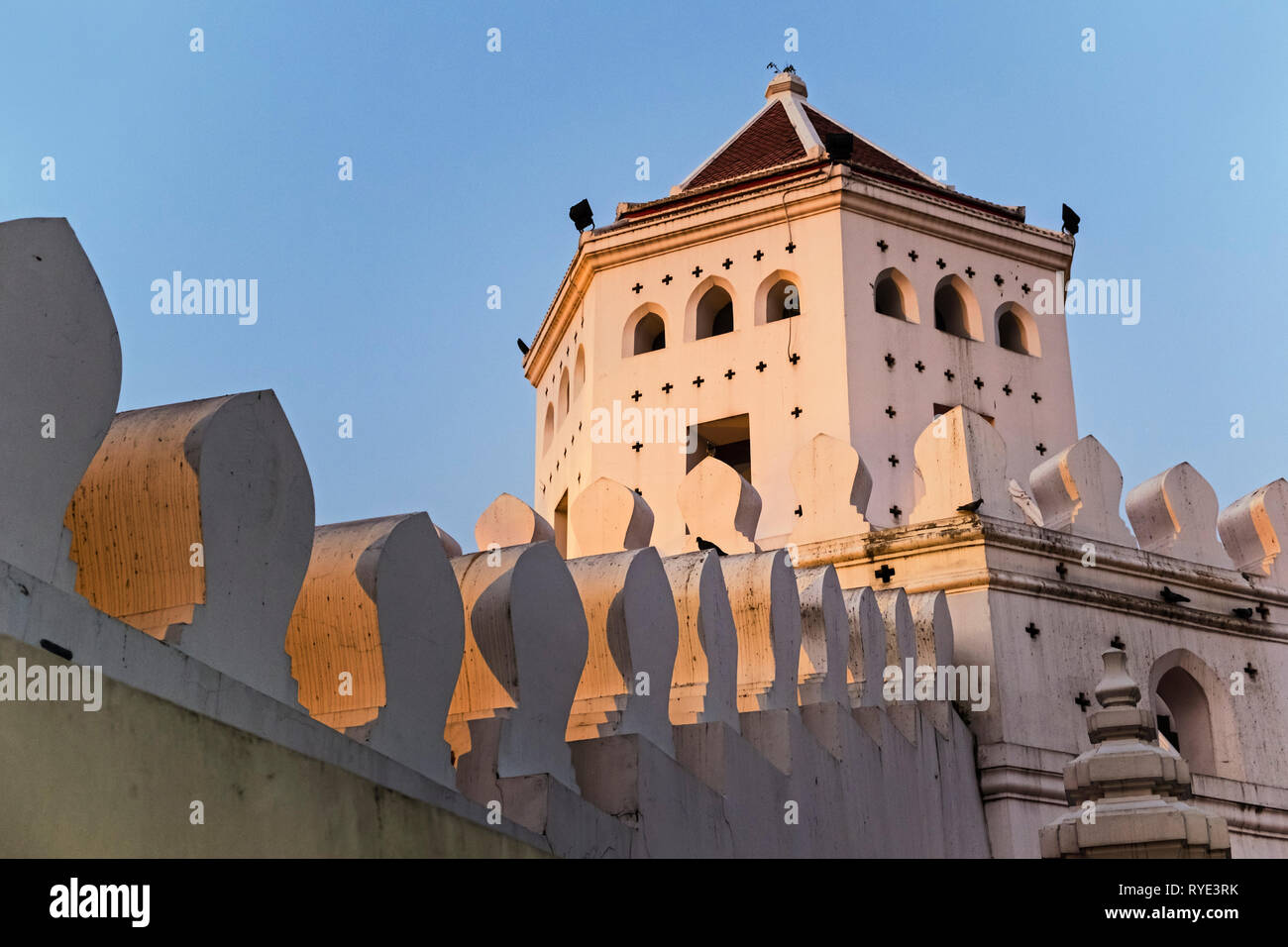 Phra Sumen Fort Banglamphu Bangkok Thailand Stockfoto