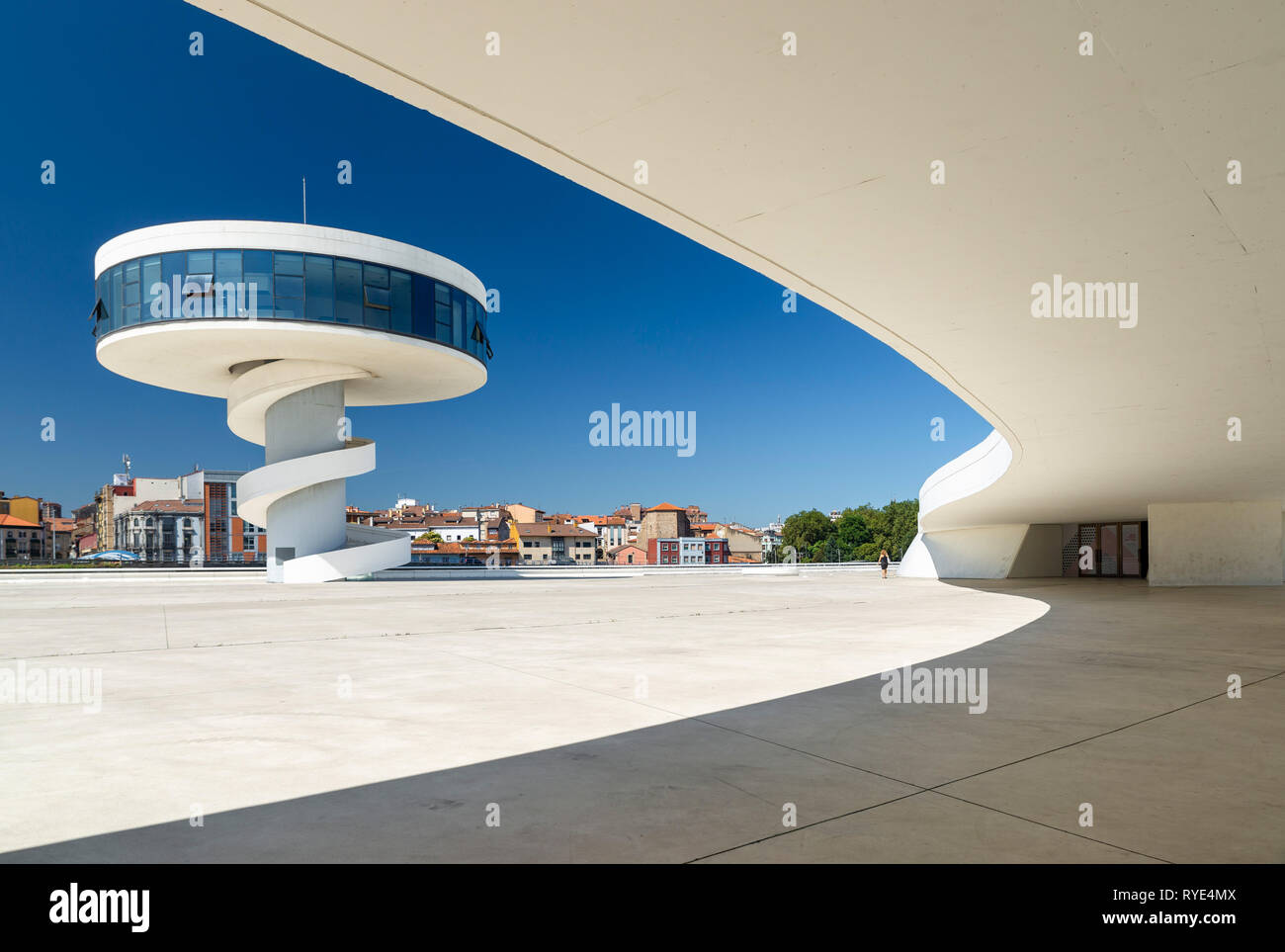 Niemeyer Zentrum in der Stadt Avilés (Asturias, Spanien) Stockfoto