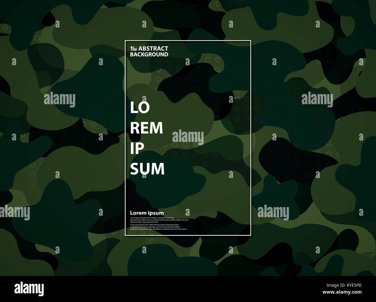 Zusammenfassung Militär grün Form Muster Hintergrund. Design für Abstraktion verwenden, ad, Poster, Artwork, kraft Armee, modernes Design. Illustration Vector EPS 1. Stock Vektor