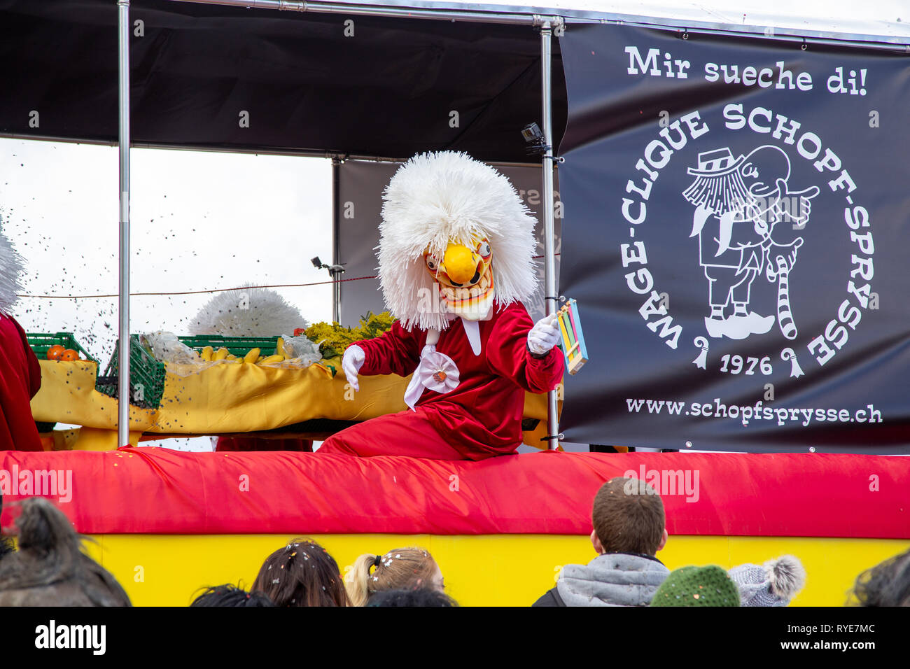 Karneval von Basel 2019 Stockfoto
